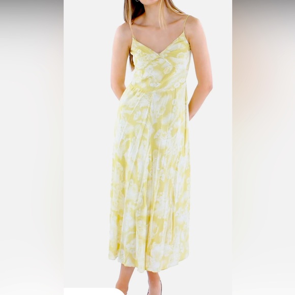Vince Wheat twist knot drape dress